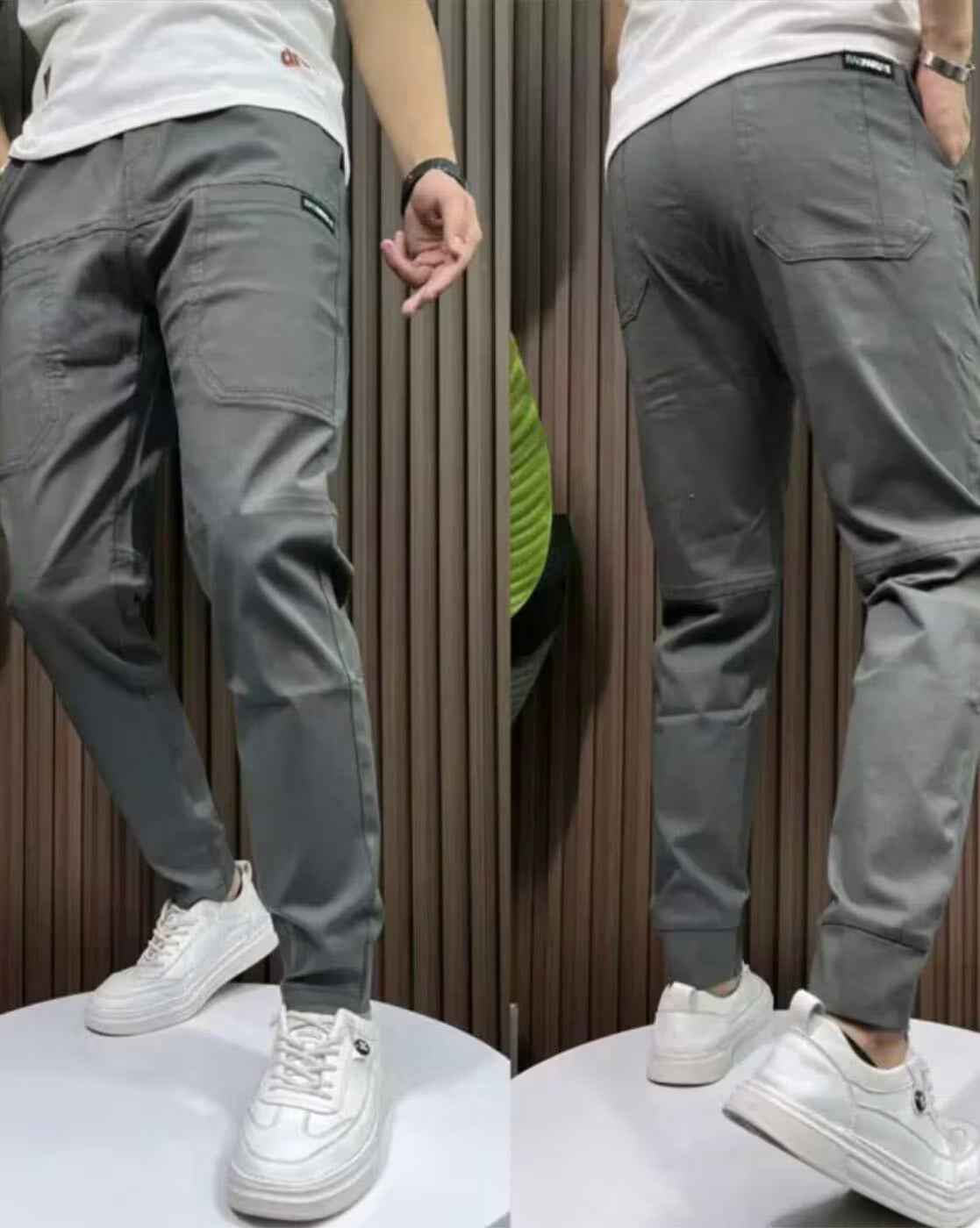 Joggers Pack of 2 Men Solid Track Pants